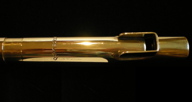 Closeup of a Copeland whistle.